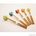 Wooden Chopsticks with Fortune Cookies Chopsticks Rest 5 Pair Assorted Colors Chopsticks Set Dining Table Starter Kit Beautiful Gift Item Nicely Packaged - B078B73ZJL